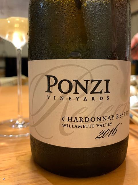 Ponzi Chardonnay Reserve(ポンジー シャルドネ リザーヴ)