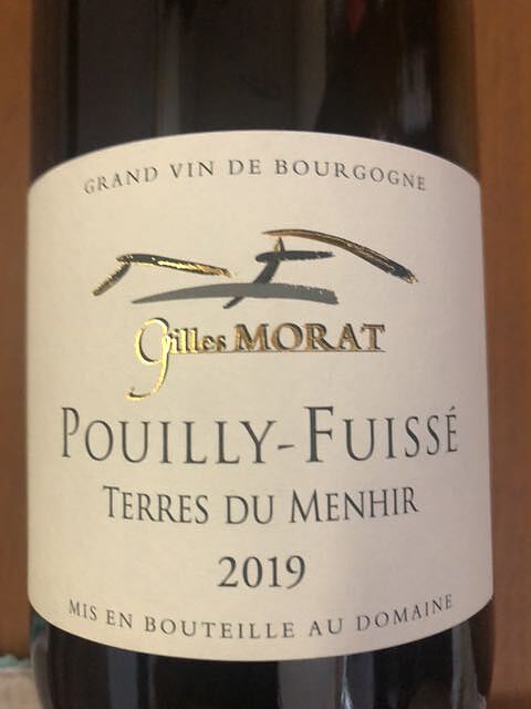 Gilles Morat Pouilly Fuissé Terres du Menhir(ジル・モラ プイィ・フュイッセ テール・ド・メニール)