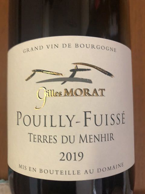 Gilles Morat Pouilly Fuissé Terres du Menhir