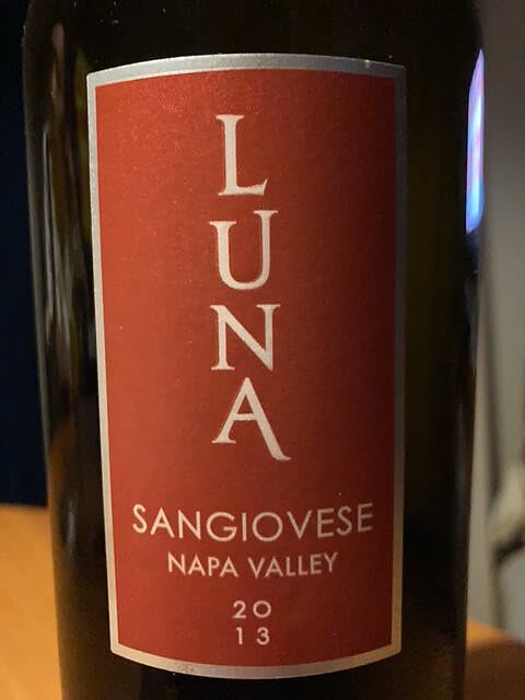 Luna Vineyards Sangiovese Napa Valley