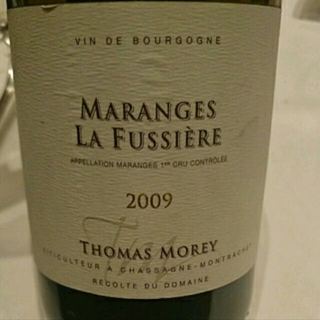 Thomas Morey Maranges La Fussière 1er Cru(トマ・モレ マランジュ ラ・フュシエール プルミエ・クリュ)