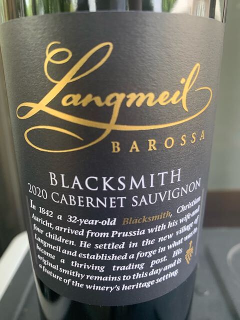 Langmeil Blacksmith Cabernet Sauvignon(ラングメイル ブラックスミス カベルネ・ソーヴィニヨン)