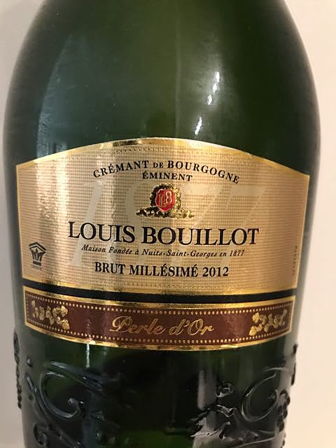 Louis Bouillot Crémant de Bourgogne Perle d'Or Brut Millésimé