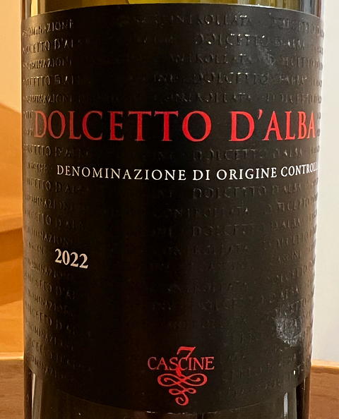 7 Cascine Dolcetto d'Alba(セッテ・カッシーネ ドルチェット・ダルバ)