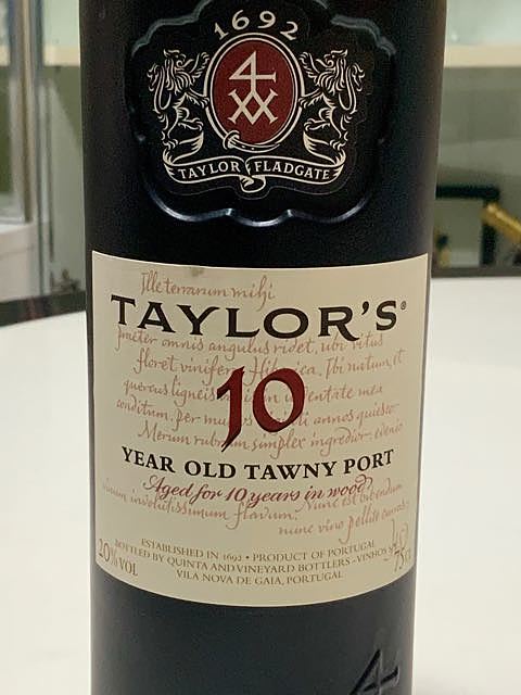 Taylor's 10 Year Old Tawny Port(テイラー 10 イヤー・オールド トウニー・ポート)