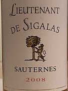 Lieutenant de Sigalas(2008)