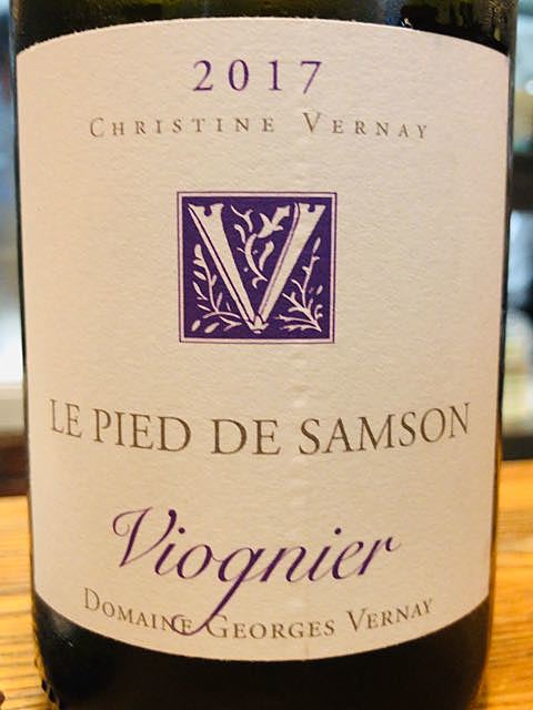 Dom. Georges Vernay Viognier Le Pied de Samson(ドメーヌ・ジョルジュ・ヴェルネ ヴィオニエ ル・ピエ・ド・サンソン)