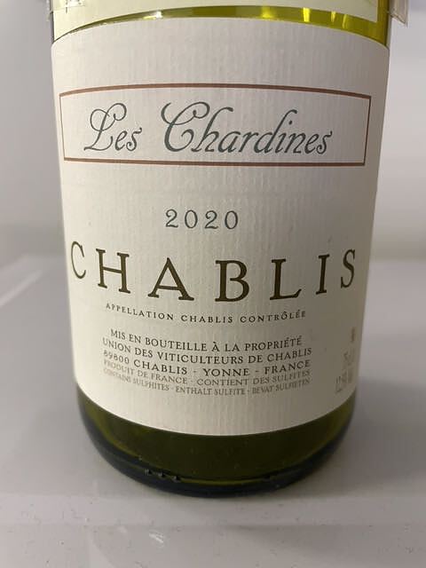 UVC Union des Viticulteurs de Chablis Chablis Les Chardines(ユニオン・デ・ヴィティキュルトゥール・ド・シャブリ シャブリ)