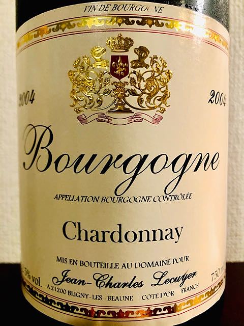 Jean Charles Lecuyer Bourgogne Chardonnay