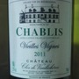 Ch. Clos de Vaulichères Chablis Vieilles Vignes(2011)