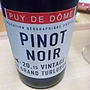 Le Grand Turluron Puy de Dôme Pinot Noir(2015)
