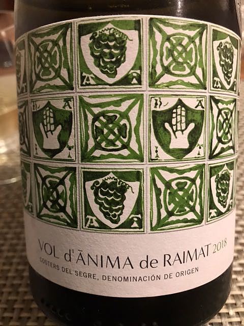 Vol d'Ànima de Raimat Blanco(アニマ・デ・ライアット ビアンコ)