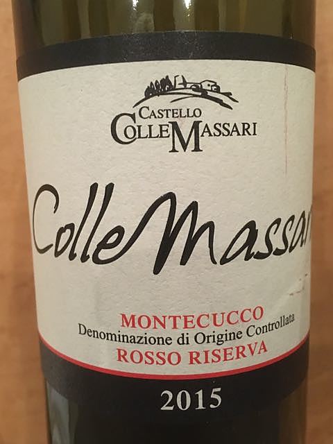 Castello ColleMassari ColleMassari Montecucco Rosso Riserva(カステッロ・コッレマッサーリ コッレマッサーリ モンテクッコ ロッソ・リゼルヴァ)