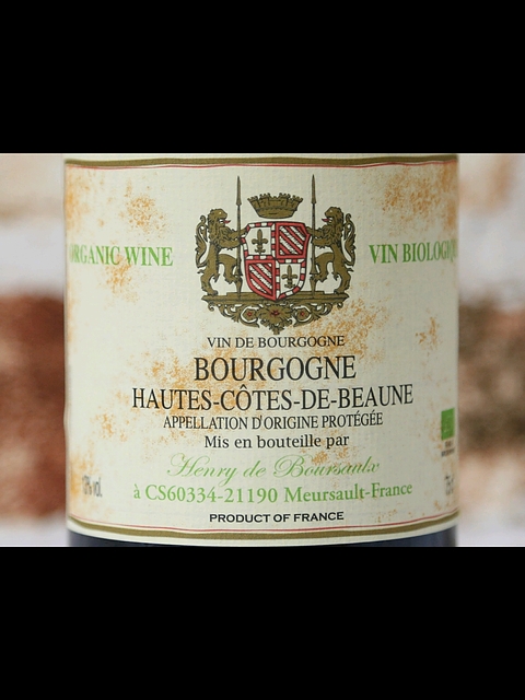 Henry de Boursaulx Bourgogne Hautes Côtes de Beaune Rouge