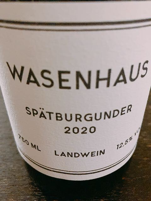 Wasenhaus Spätburgunder 2020(ヴァーゼンハウス シュペートブルグンダー)