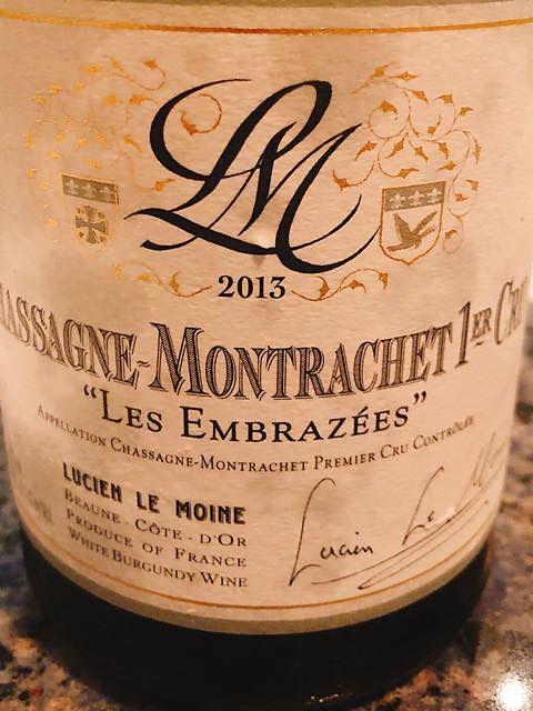 Lucien Le Moine Chassagne Montrachet 1er Cru Les Embrazées