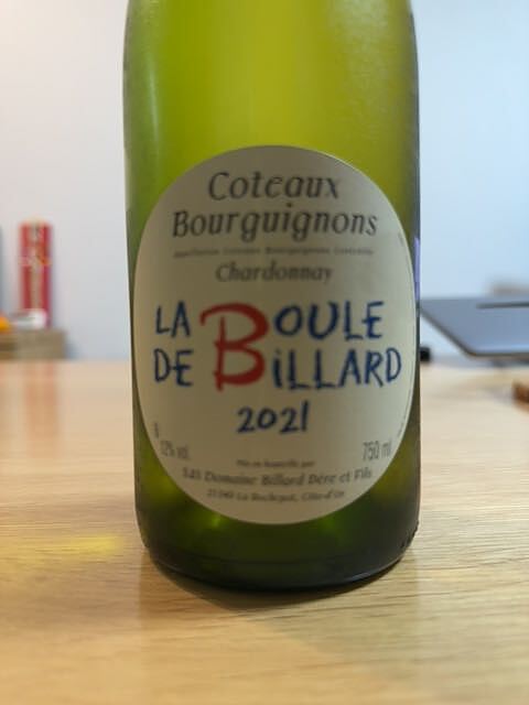 Dom. Billard Père et Fils Côteaux Bourguignons La Boule de Billard Chardonnay