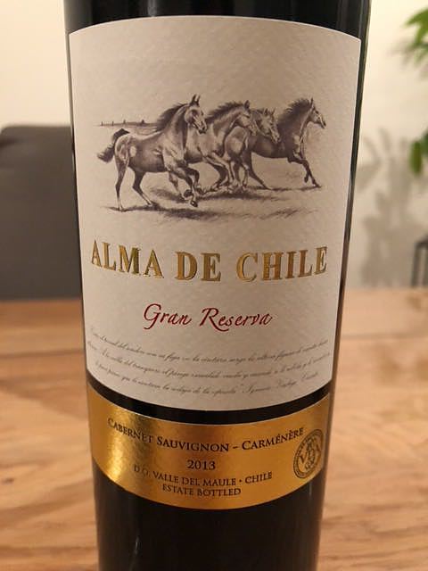 Alma de Chile Gran Reserva Cabernet Sauvignon Carmenére(アルマ・デ・チリ グラン・レゼルバ カベルネ・ソーヴィニヨン カルメネーレ)