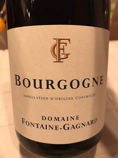 Dom. Fontaine Gagnard Bourgogne Rouge(ドメーヌ・フォンテーヌ・ガニャール ブルゴーニュ ルージュ)