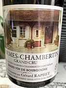 Gérard Raphet Charmes Chambertin Grand | Vinica 無料のワイン