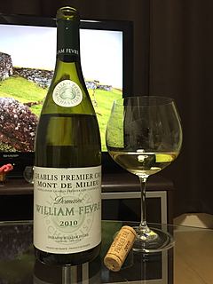 Dom. William Fèvre Chablis 1er Cru Mont de Milieu(ドメーヌ・ウィリアム・フェーブル シャブリ プルミエ・クリュ モン・ド・ミリュ)