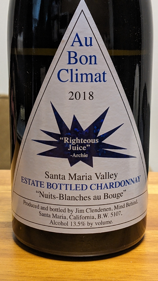ワイン Bon Climat Chardonnay 2021 750ml ワイン Bon Climat Chardonnay 2021 750ml 2021 Au Bon Climat