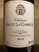 Ch. Galot La Chapelle(2016)