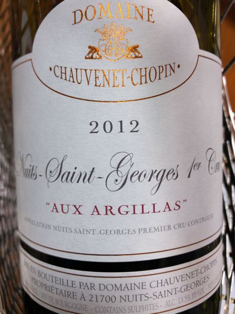 Chauvenet Chopin Nuits Saint Georges 1er Cru Aux | Vinica