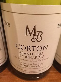 Morey Blanc Corton Grand Cru Les Renardes Blanc