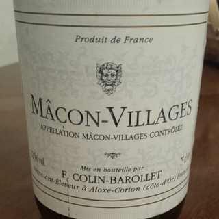 F. Colin Barollet Mâcon Villages(コラン・バロレ マコン・ヴィラージュ)