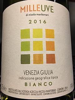 Milleuve Venezia Giulia Bianco(ミレウーヴェ ヴェネツィア・ジュリア ビアンコ)