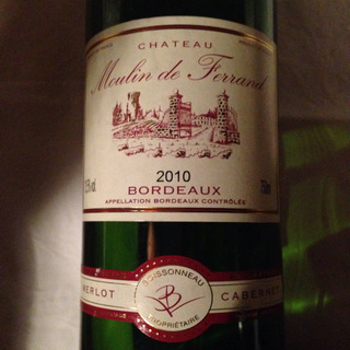 Ch. Moulin de Ferrand Bordeaux Rouge(シャトー・ムーラン・ド・フェラン ボルドー ルージュ)