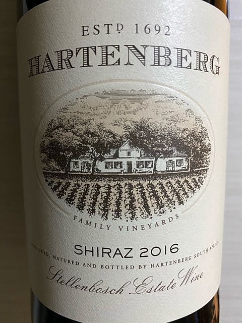 Hartenberg Shiraz(ハーテンバーグ シラーズ)