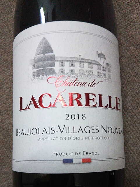 Ch. de Lacarelle Beaujolais Villages Nouveau(シャトー・ド・ラキャレル ボージョレ・ヴィラージュ ヌーヴォー)