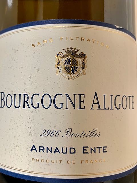 Dom. Arnaud Ente Bourgogne Aligoté(ドメーヌ・アルノー・アント ブルゴーニュ アリゴテ)