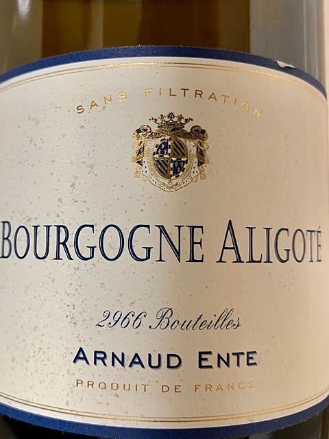 Dom. Arnaud Ente Bourgogne Aligoté(ドメーヌ・アルノー・アント ブルゴーニュ アリゴテ)