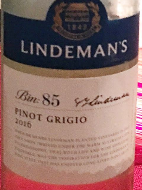 Lindeman's Bin 85 Pinot Grigio