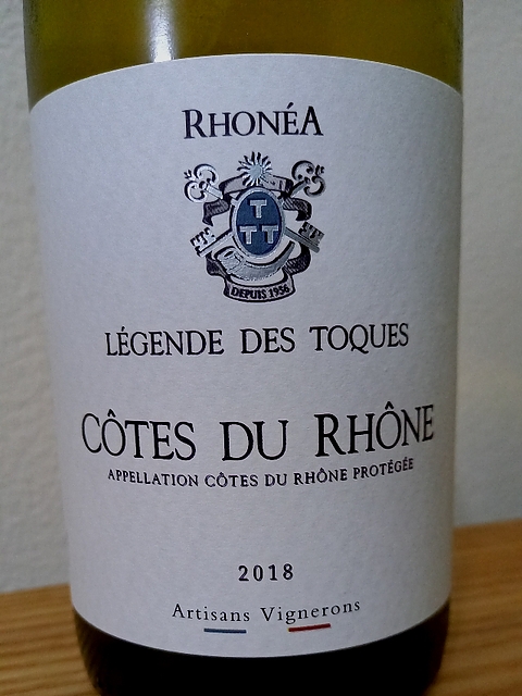 Rhonéa Légende des Toques Côtes du Rhône Blanc