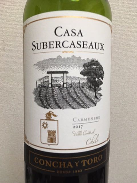 Casa Subercaseaux Carmenere(カーサ・スベルカソー カルムネール)