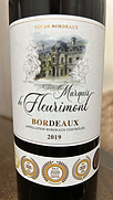 Marquis de Fleurimont Bordeaux(2019)