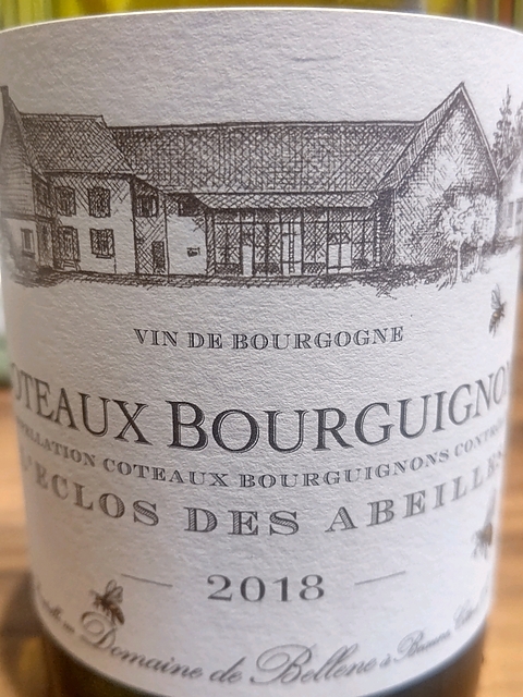 Dom. de Bellene Coteaux Bourguignon L'Eclos des Abeilles(ドメーヌ・ド・ベレーヌ コトー・ブルギニョン レ・クロ・デ・ザベイユ)