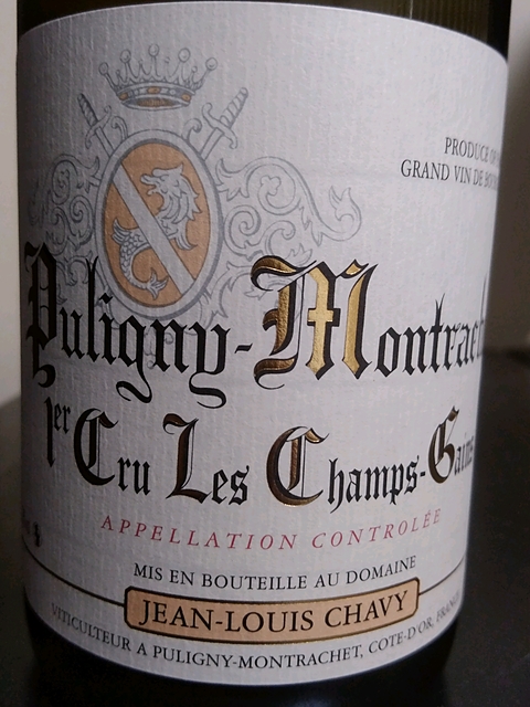 Jean Louis Chavy Puligny Montrachet 1er Cru Champs Gains(ジャン・ルイ・シャヴィ ピュリニー・モンラシェ プルミエ・クリュ シャン・ガン)