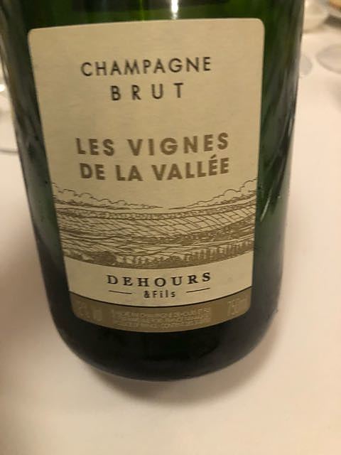 Dehours Les Vignes de la Vallée Brut(デウール レ・ヴィーニュ・ド・ラ・ヴァレ ブリュット)