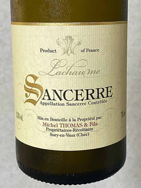 Michel Thomas Sancerre Lachaume Blanc(ミッシェル・トマ サンセール ラショーム ブラン)