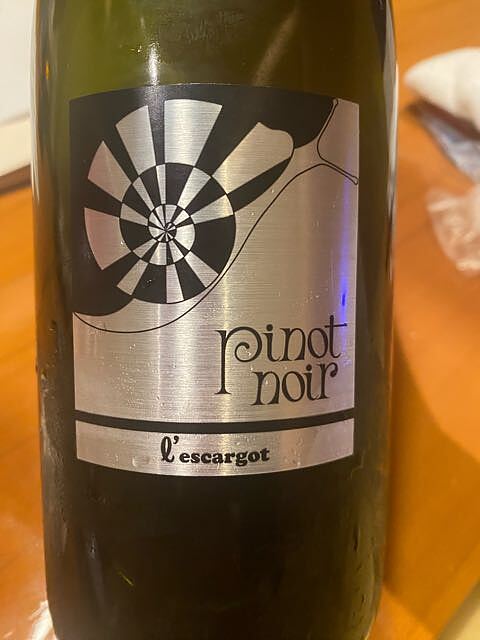 l'escargot Pinot Noir 2019