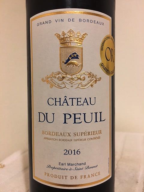 Ch. du Peuil(シャトー・ドゥ・プイユ)