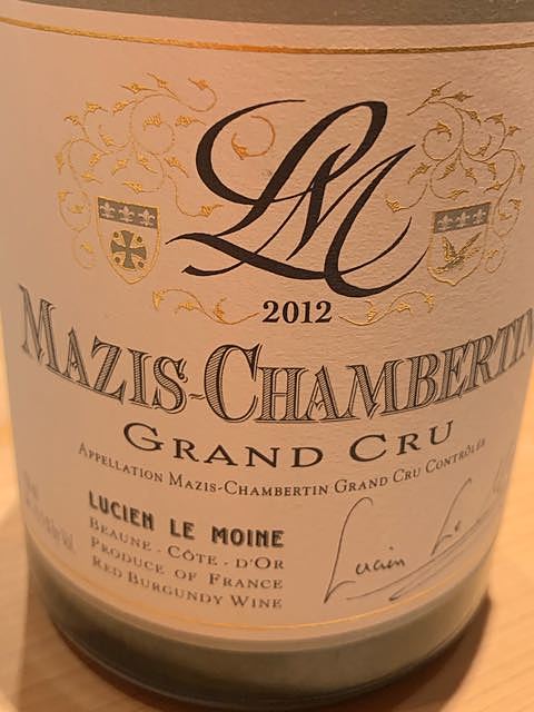 Lucien Le Moine Mazis Chambertin Grand Cru