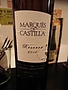 Marqués de Castilla Reserva(2010)