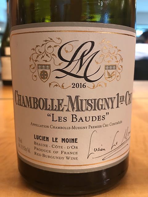 Lucien Le Moine Chambolle Musigny 1er Cru Le Baudes