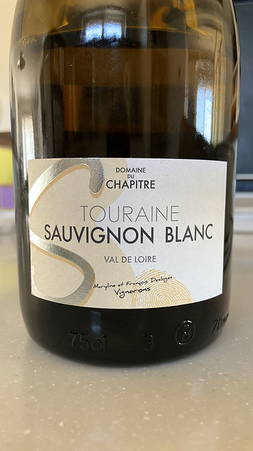 Dom. du Chapitre Touraine Sauvignon Blanc(ドメーヌ・デュ・シャピトル トゥーレーヌ ソーヴィニヨン・ブラン)